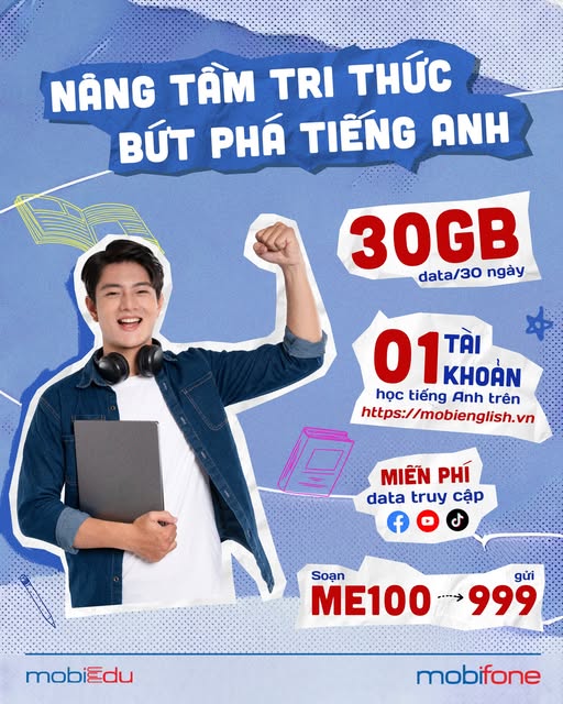 mobiEnglish – Nâng tầm tri thức, bứt phá tiếng Anh trong năm 2025